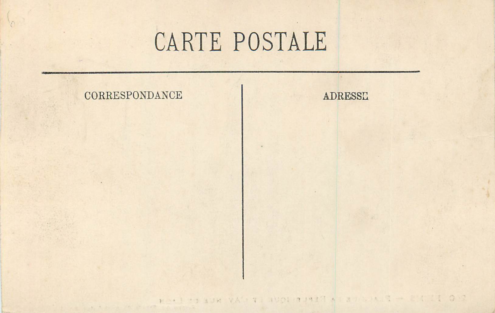 Reims — Place de la République et l'Avenue de Laon — Édition des Grands Magasins — Verso
