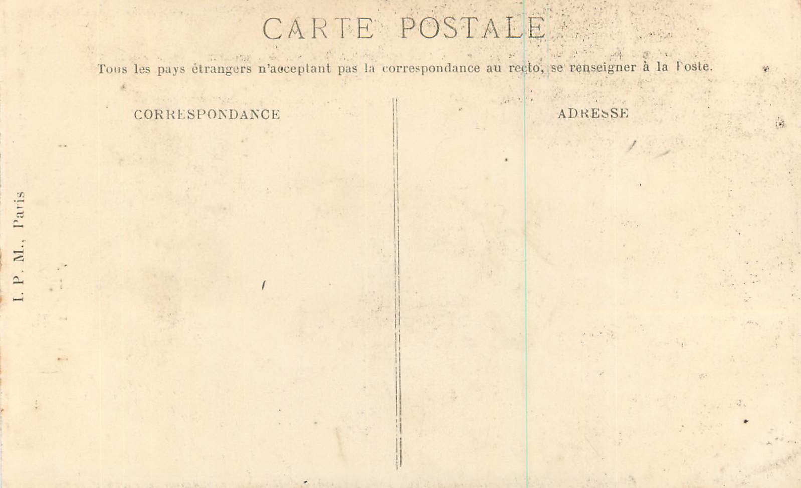 CPA Fismes anciens remparts — Back