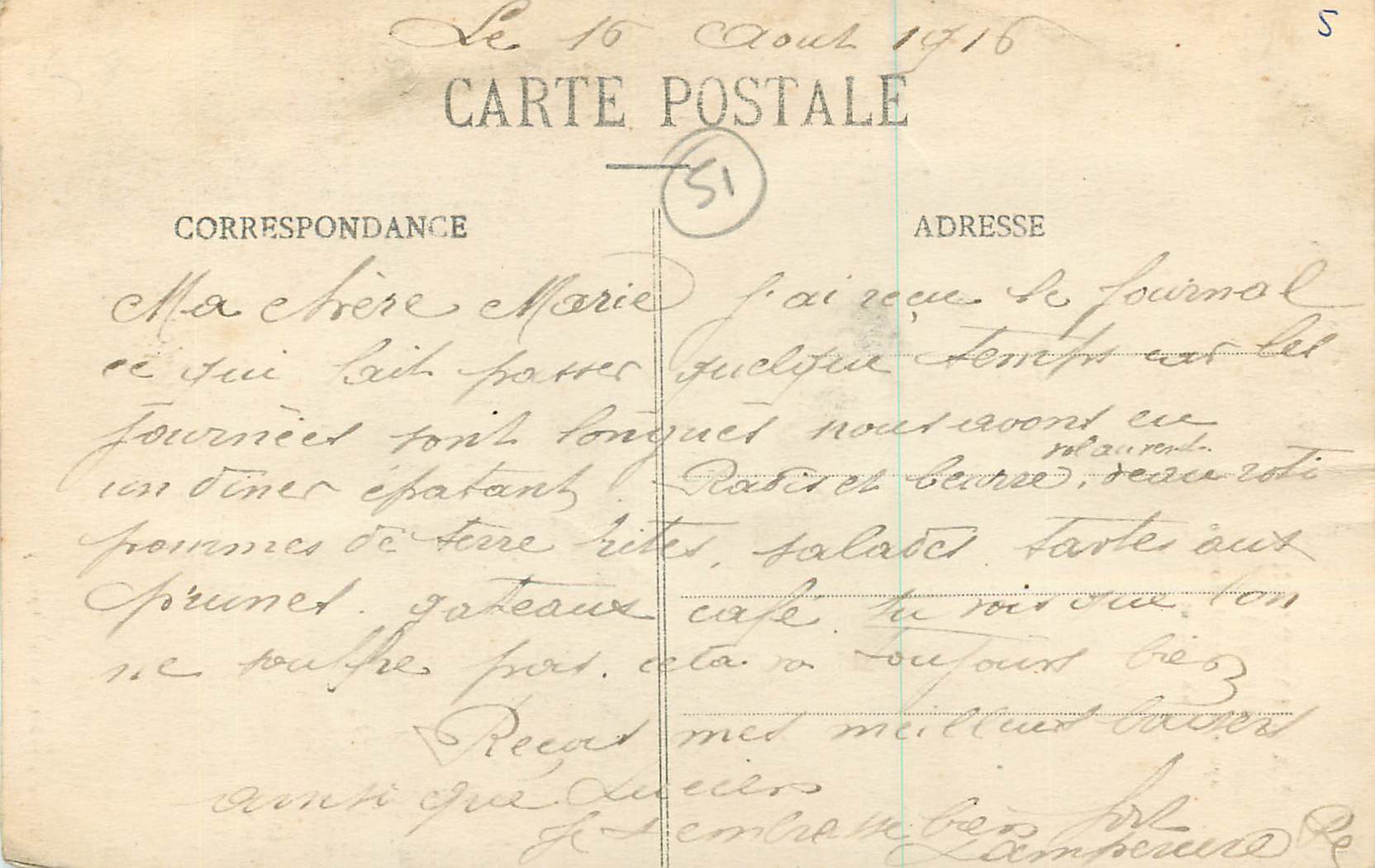CPA La champagne epernay chapelle de l hopital hospice auban moet — Rückseite