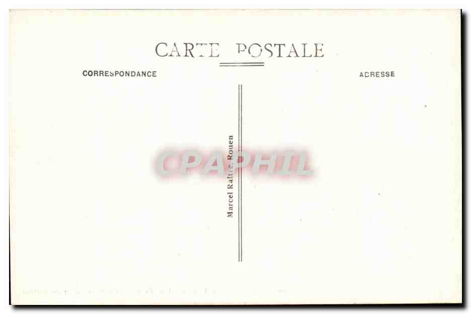 Rouen CPA La cour du palais de justice — Verso