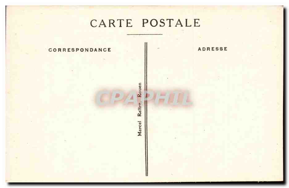 Rouen CPA Pont Boieldieu — Verso