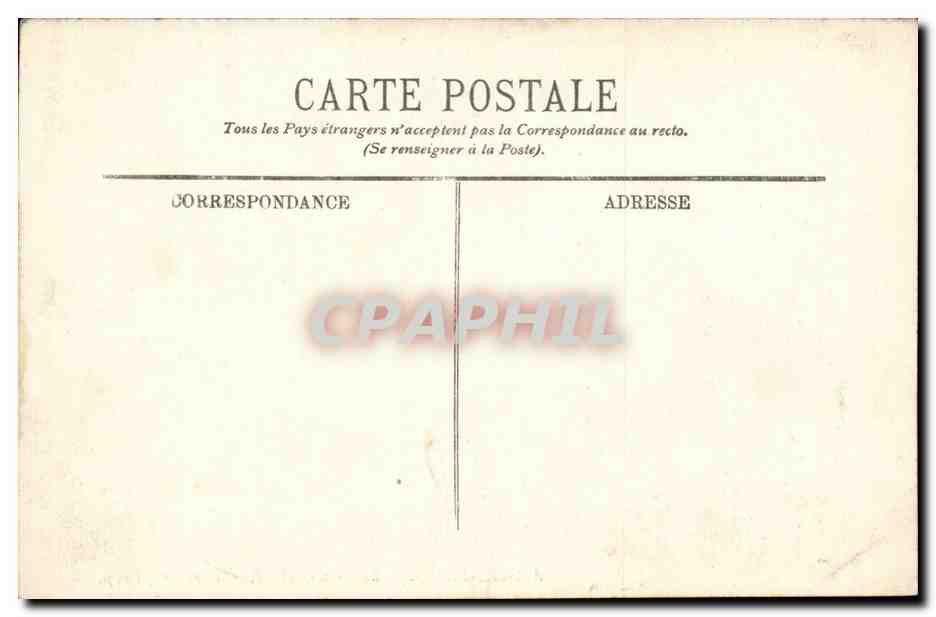 Aix les Bains CPA Pension Chabert  — Rückseite