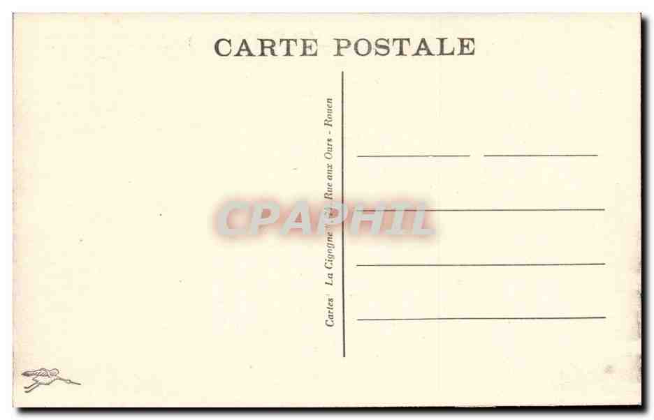 CPA Rouen Tour ou Jeanne d'arc fut enfermee en 14341 — Rückseite