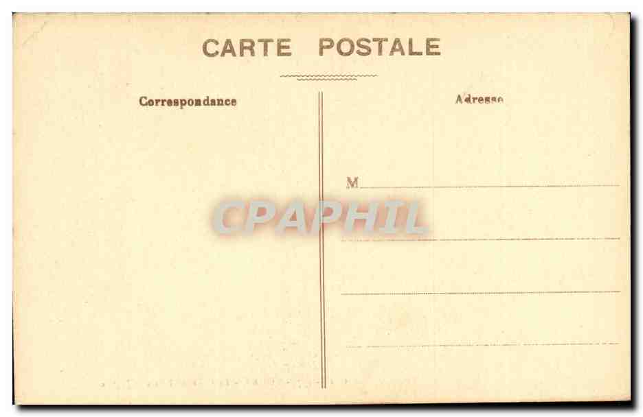 CPA Rouen La cour du palais de justice — Verso