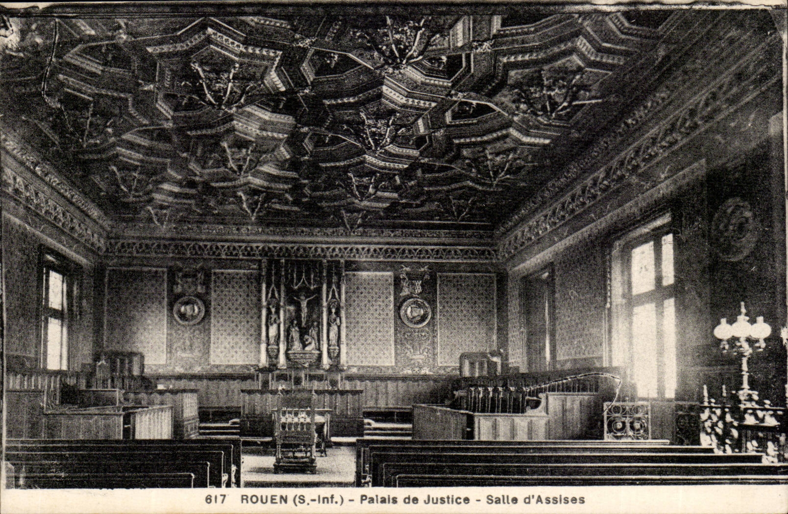 CPA Rouen Palais de justice Salle d'assises