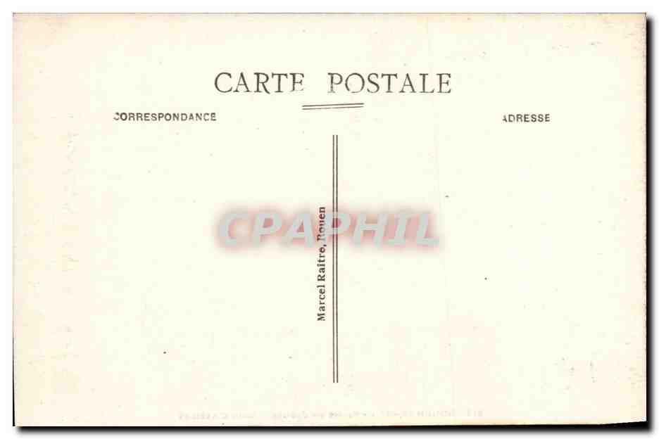 CPA Rouen Palais de justice Salle d'assises — Rückseite