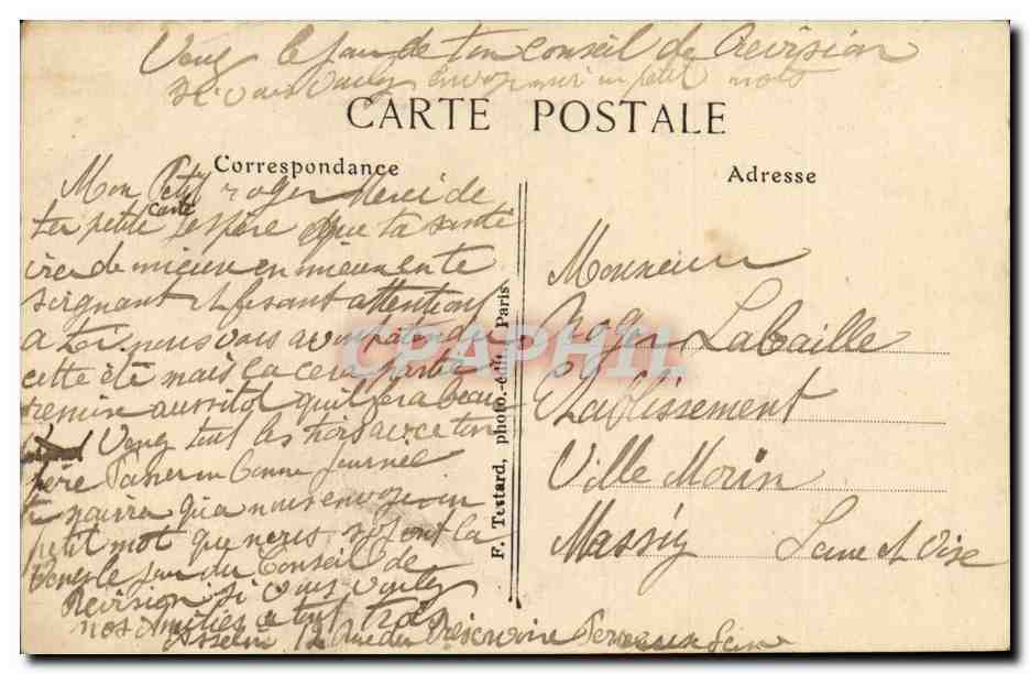 CPA Le Perreux Bry La Marne et les quais pres la passerelle — Rückseite