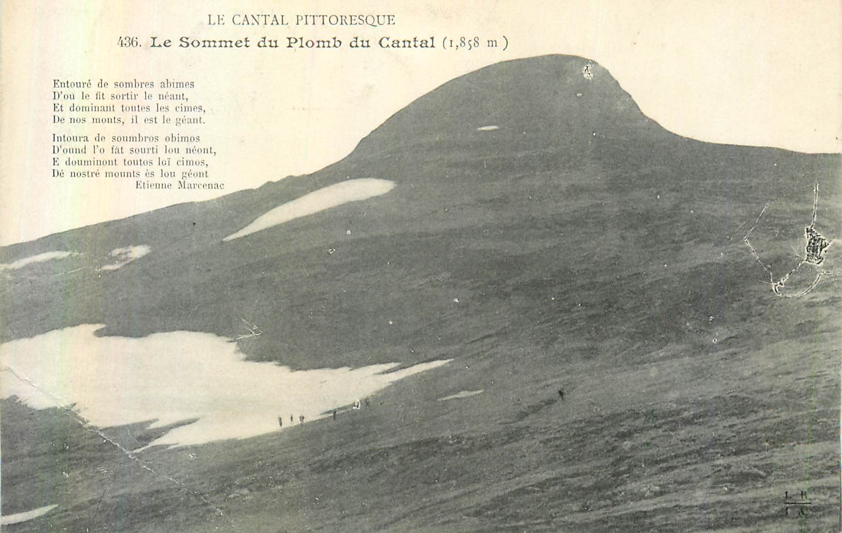 Le Sommet du Plomb du Cantal (1,858 m) — Le Cantal pittoresque — série 436