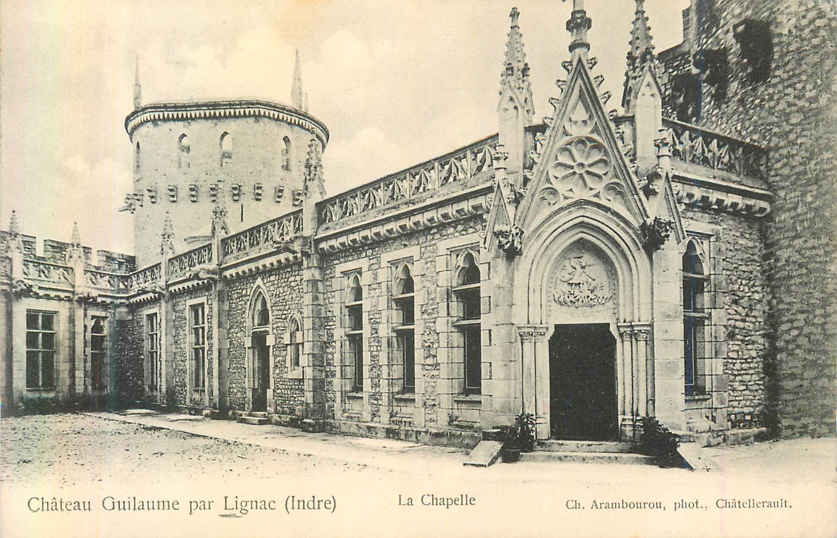 CPA Chateau Guilaume par Lignac (Indre) La Chapelle