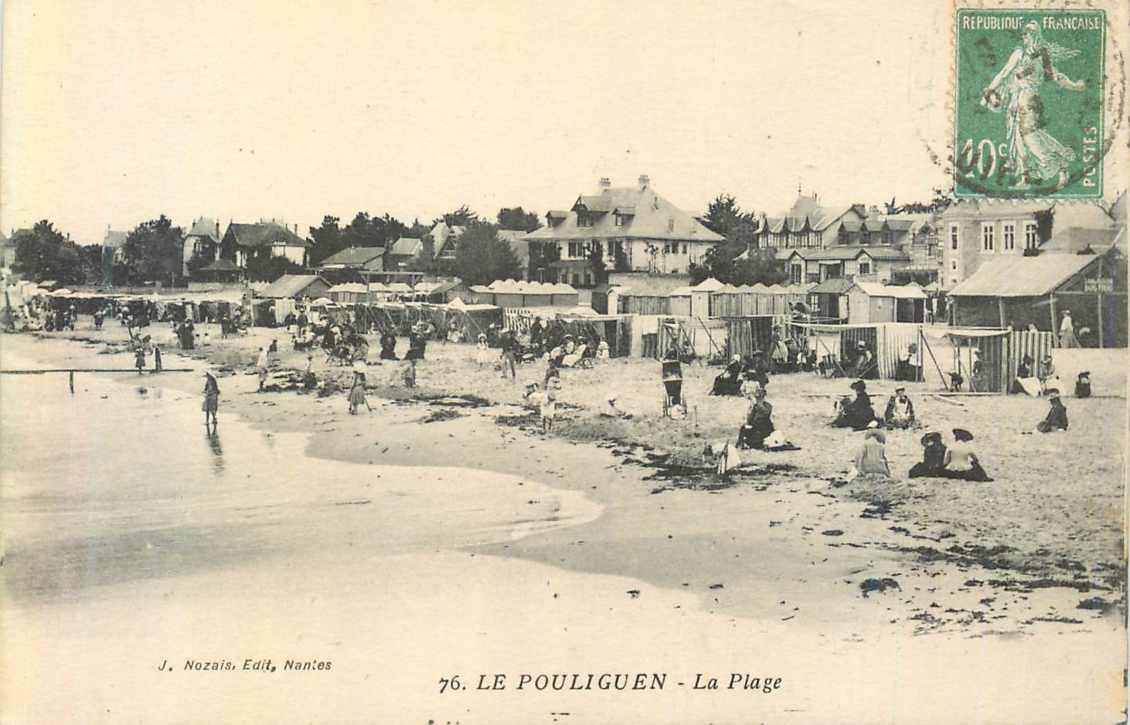 CPA Le Pouliguen La Plage