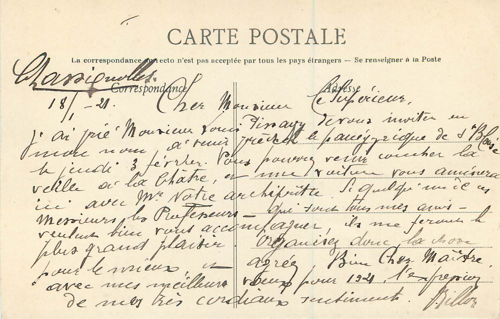 CPA Le Croisic (Loire Inf) La Porte d'Entree de l'Eglise Style Gothique Enfants — Rückseite