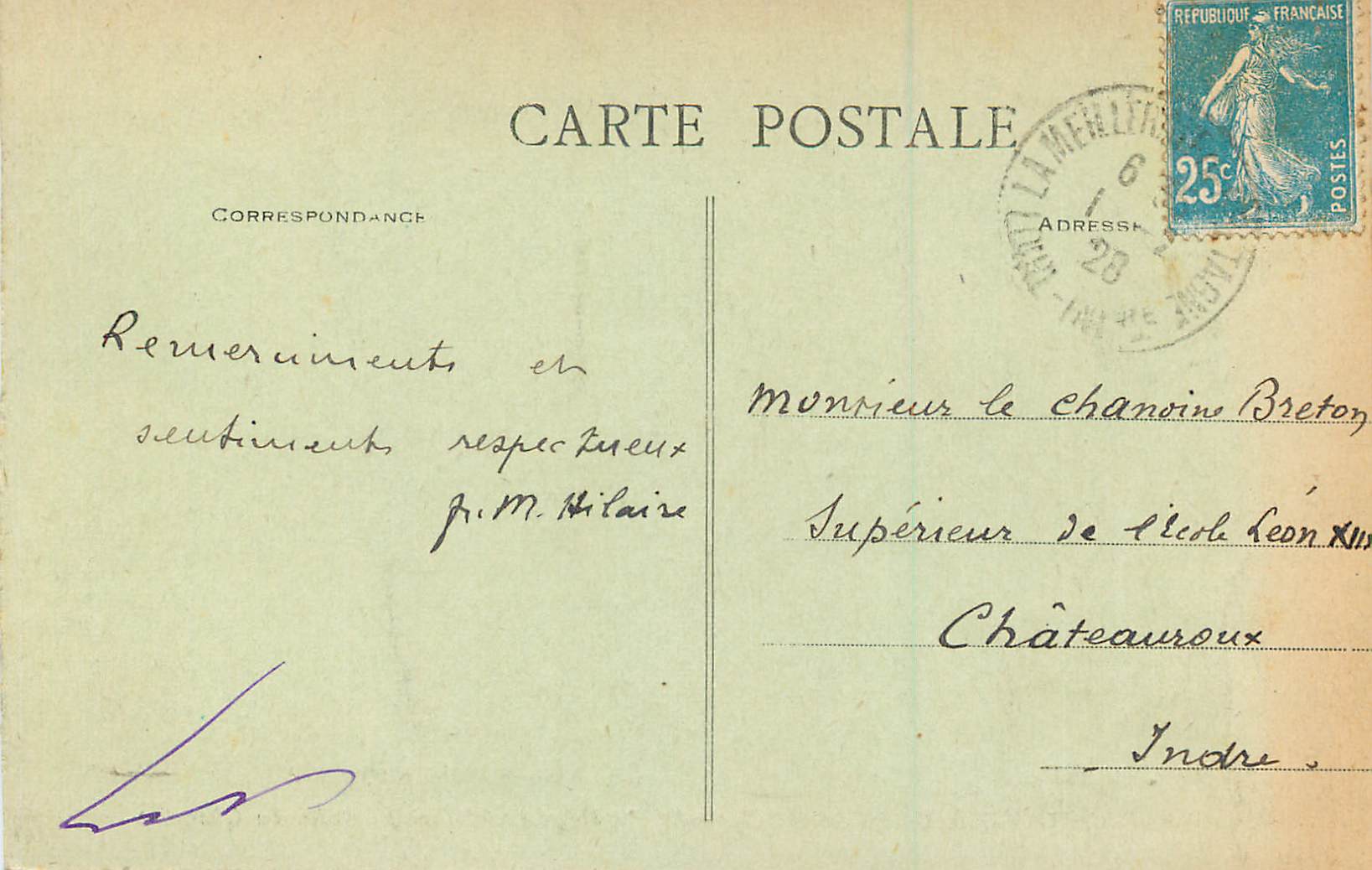 CPA La Meilleraye de Bretagne (L Inf) L'Abbaye de Melleray Salle du Chapitre — Rückseite