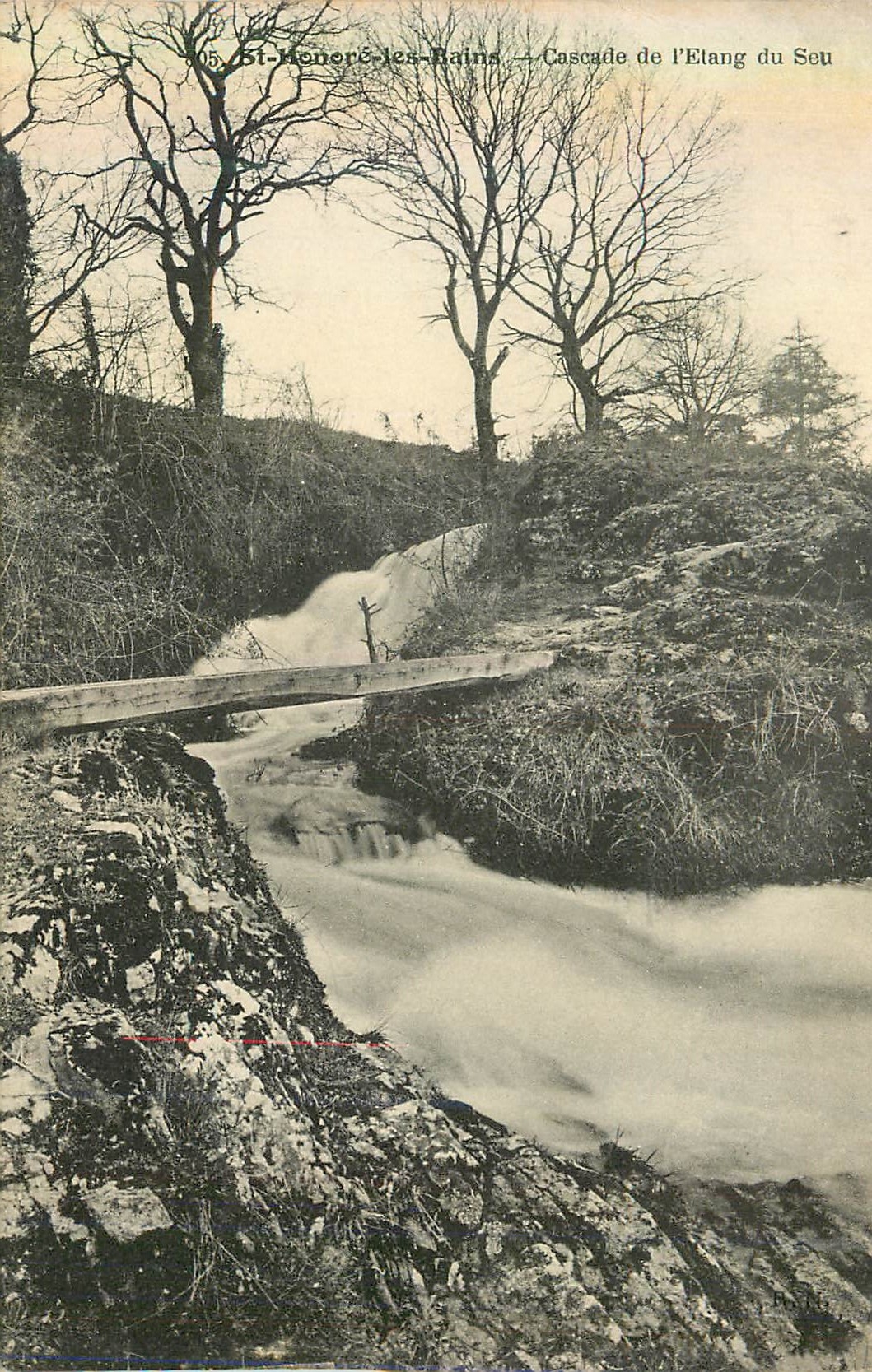 CPA St Honore les Bains Cascade de l'Etang du Seu