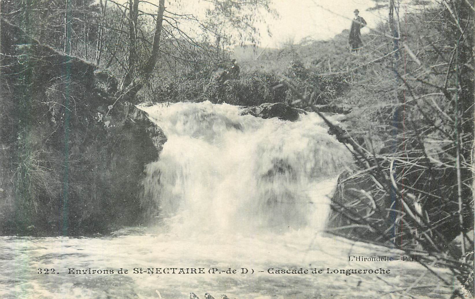 CPA Environs de Saint Nectaire (P de D) Cascade de Longueroche