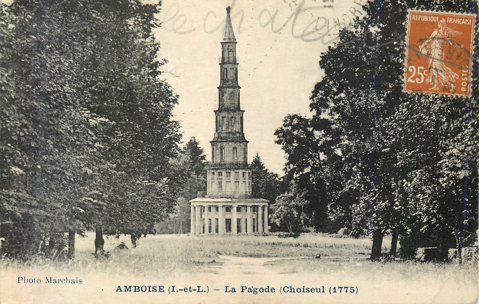 CPA Amboise (I et L) La Pagode (Choiseul 1775)