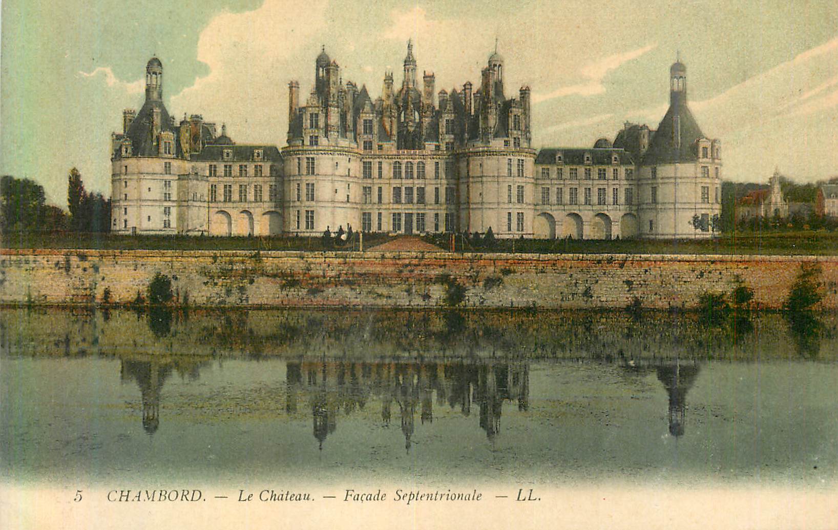 CPA Chambord Le Chateau Facade Septentrionale