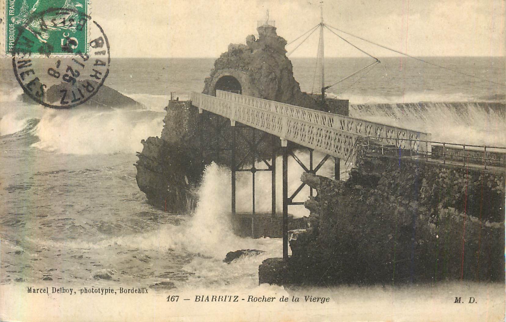 CPA Biarritz Rocher de la Vierge