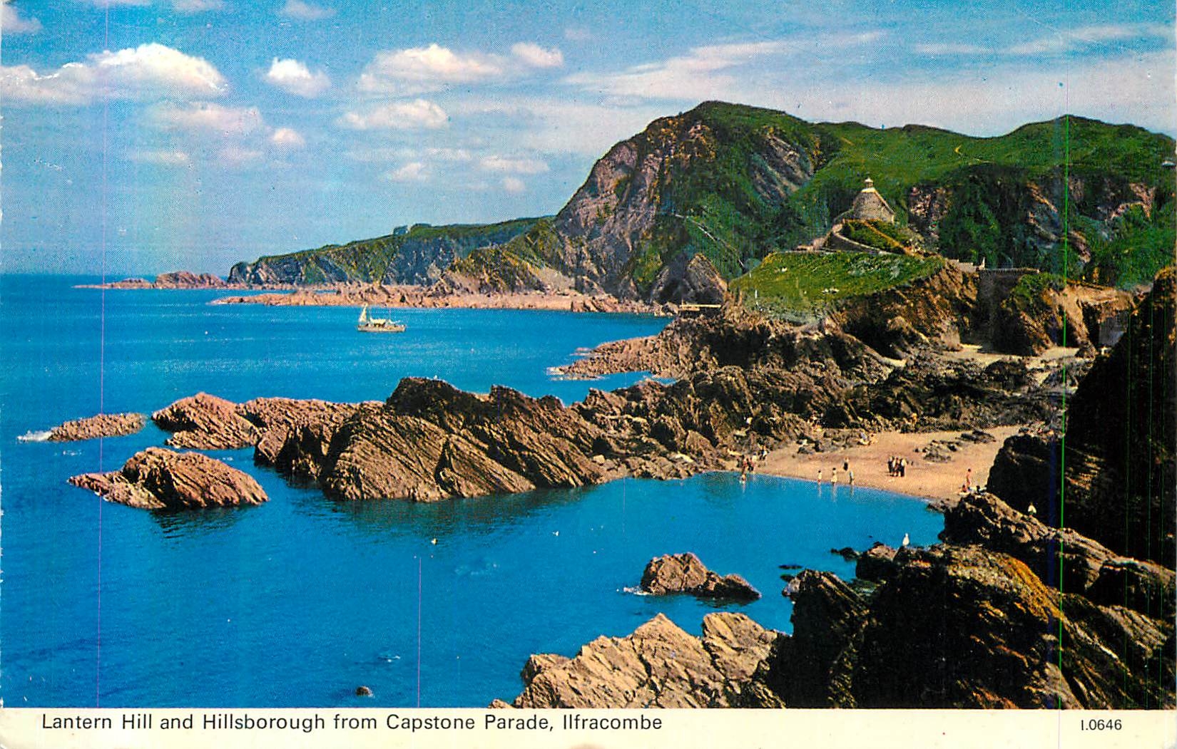 CPM Lantern Hill and Hillsborough from Capstone Parade Ilfracombe