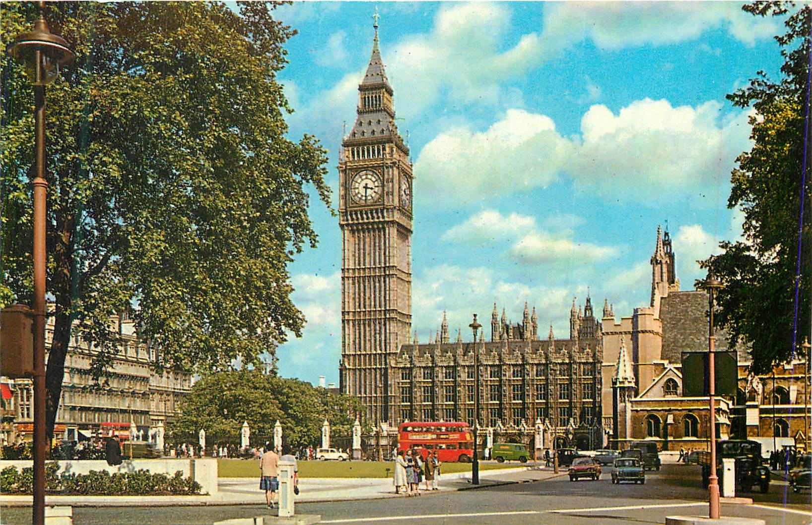 Big Ben et les Chambres du Parlement — Londres — Post Office Preferred PT1081