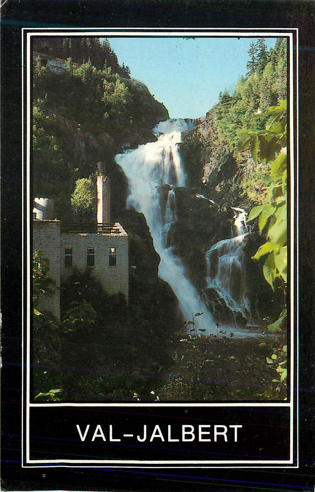 CPM Lac Saint Jean Quebec Chute Ouiatchouan Val Jalbert Village Historique 