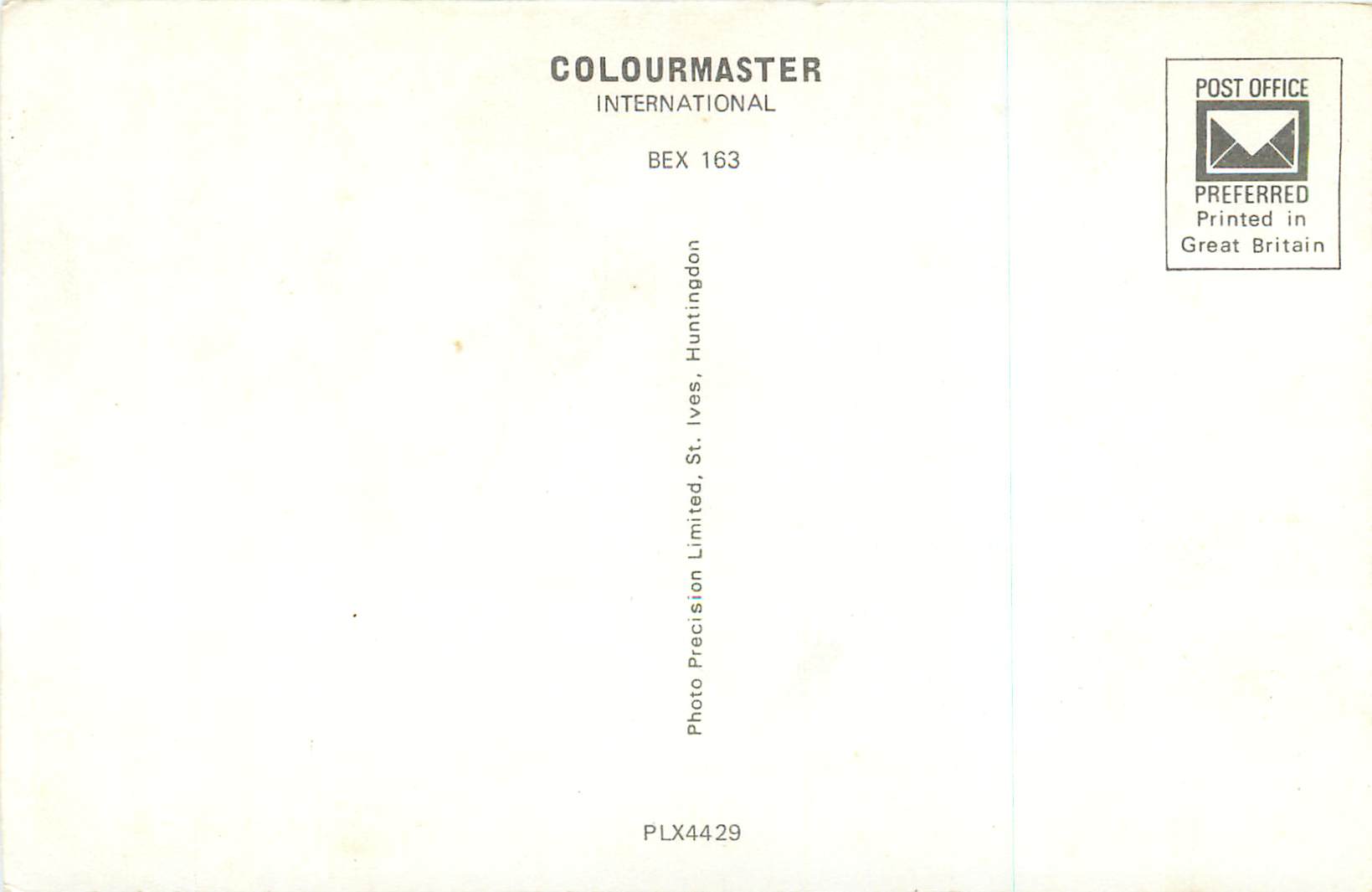 CPM Bexhill on Sea — Rückseite