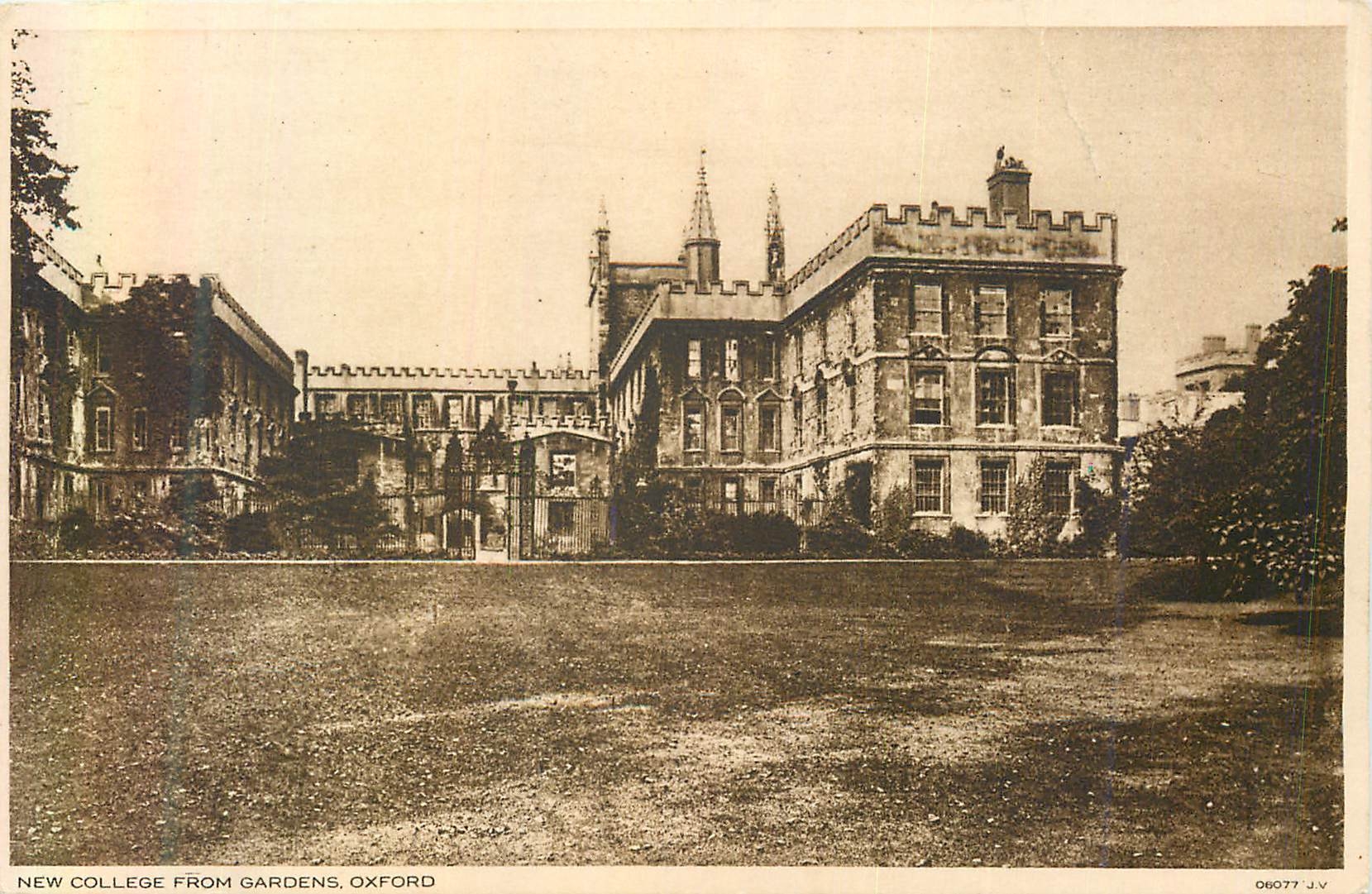 CPA New College from Gardens Oxford