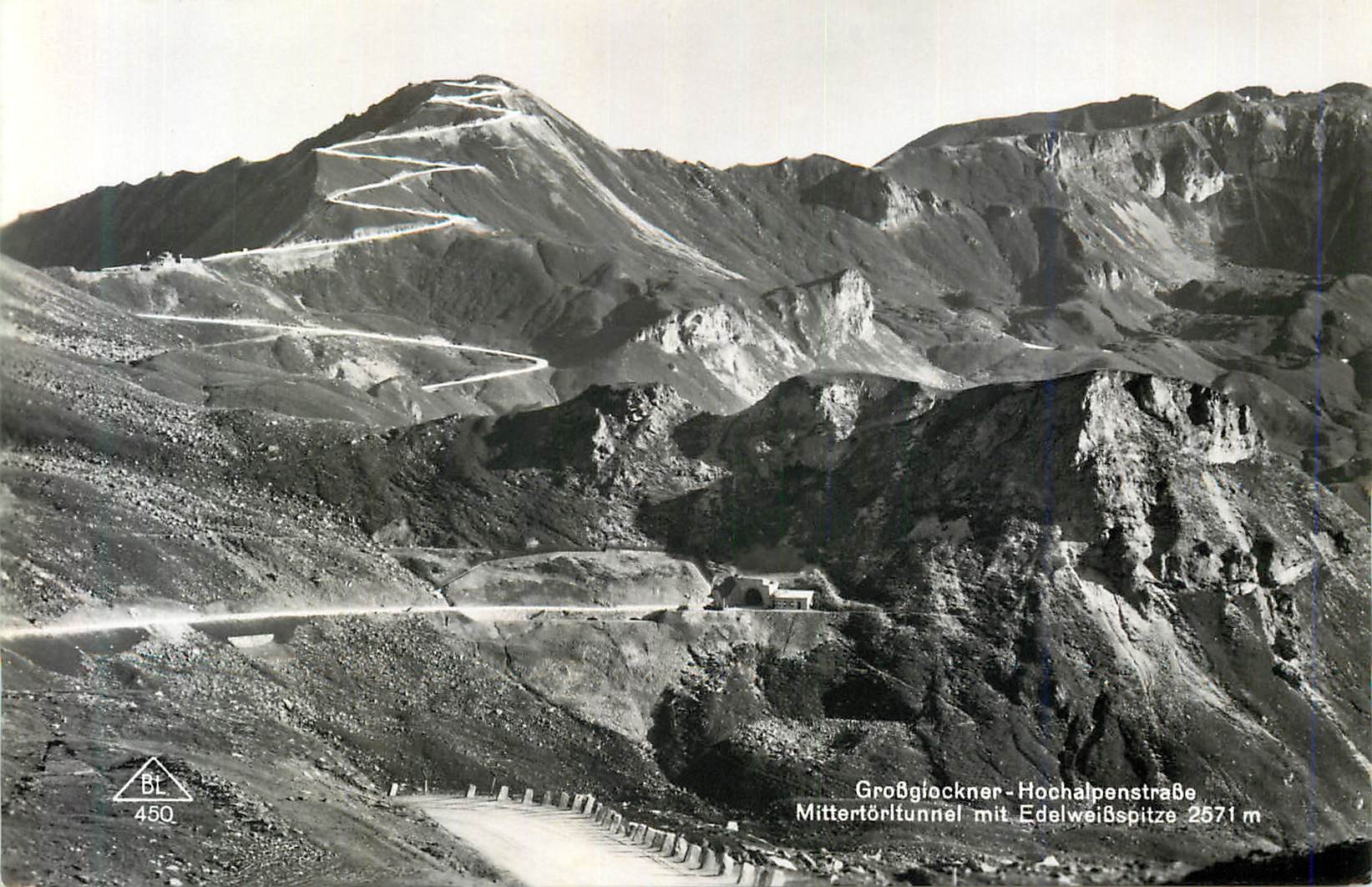 CPM Grobglockner Hochalpenstrabe Mittertoritunnel mit Edelweibspitze 2571 m