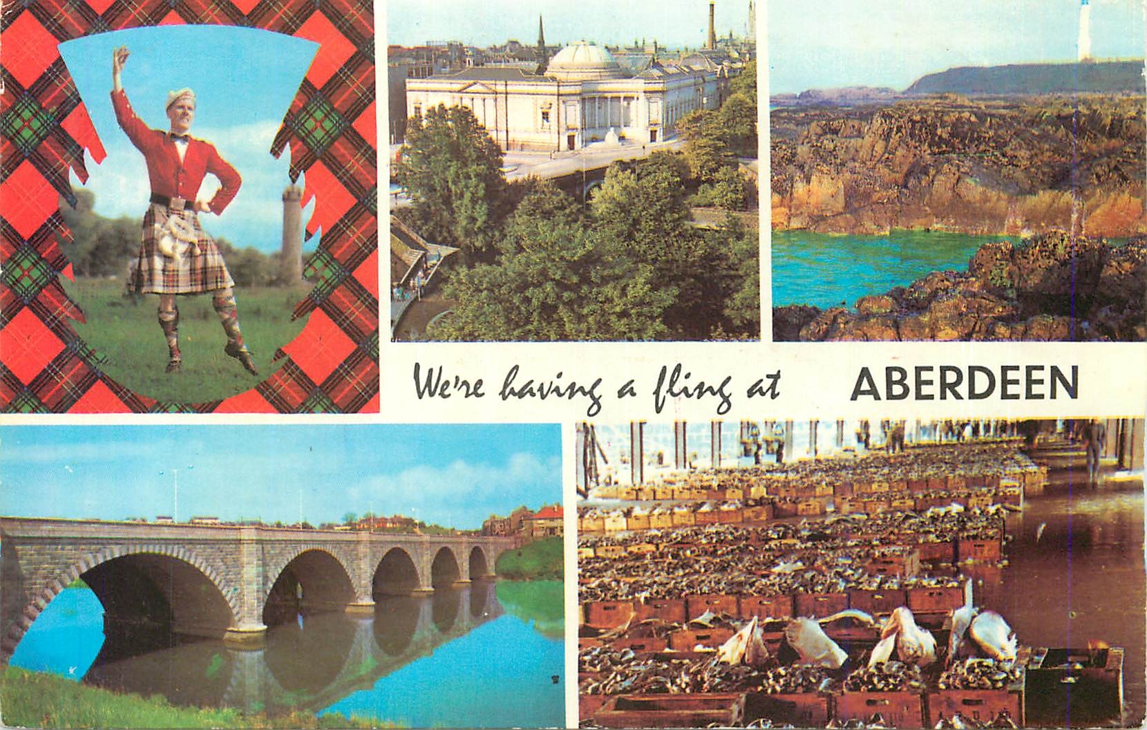 CPM Aberdeen Cowdray Hall Bridge of Don Girdle Ness Lighthouse Fish Market
