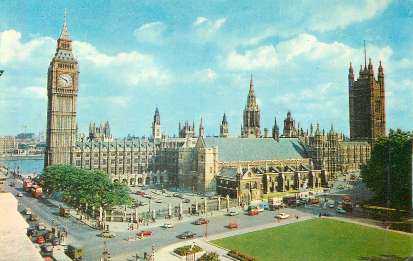 London — Ansicht der Houses of Parliament und Big Ben — National Series