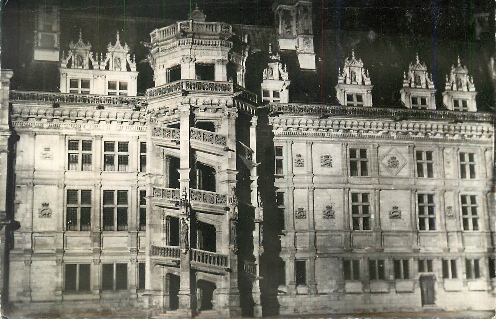 CPM Chateau de Blois (L & C) Escalier Francois 1er