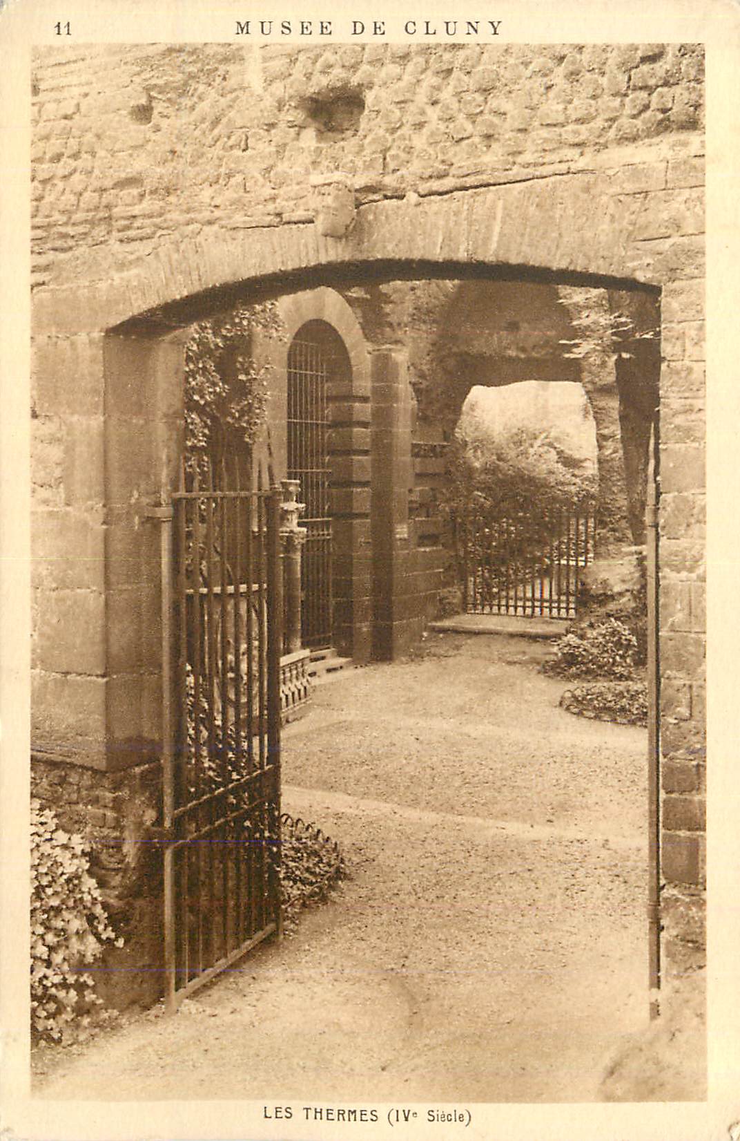 CPA Musee de Cluny Les Thermes (IVe Siecle) Paris