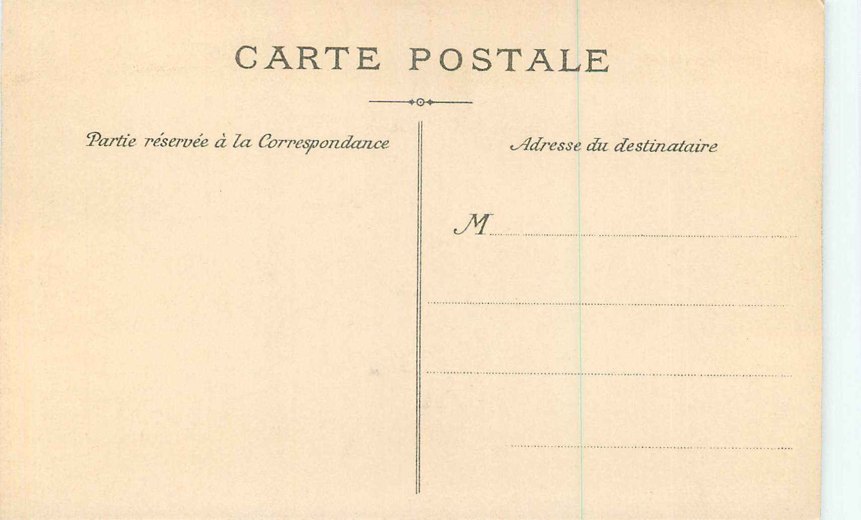 CPA Chantilly Promenade de la Meute Chiens Chasse — Rückseite