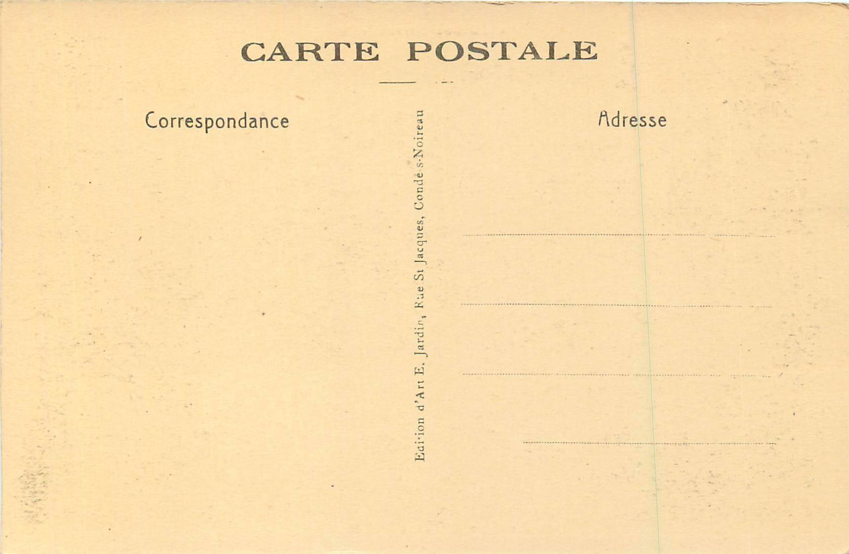 CPA Les Roches d'Oetre La Suisse Normande Les Roches — Verso