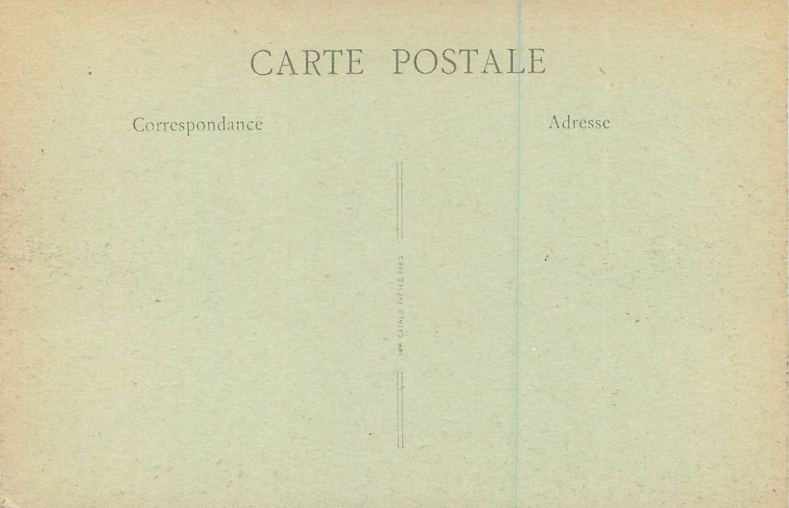 CPA Lyon Pont Lafayette (Pespective) et Quai de Retz Tramway — Rückseite