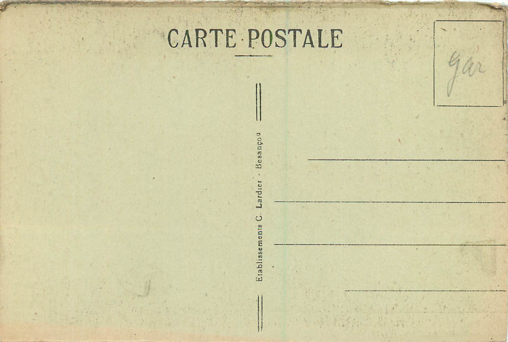 CPA Thann Eglise St Thiebaut Les Orgues Orgue — Rückseite