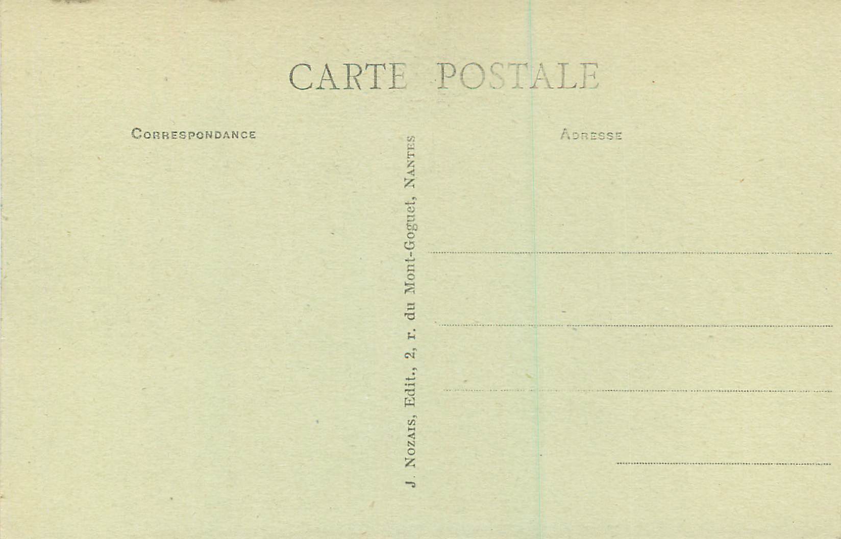 CPA Pont L'Abbe (Finistere) Les Ruines de l'Eglise de Lambour — Rückseite