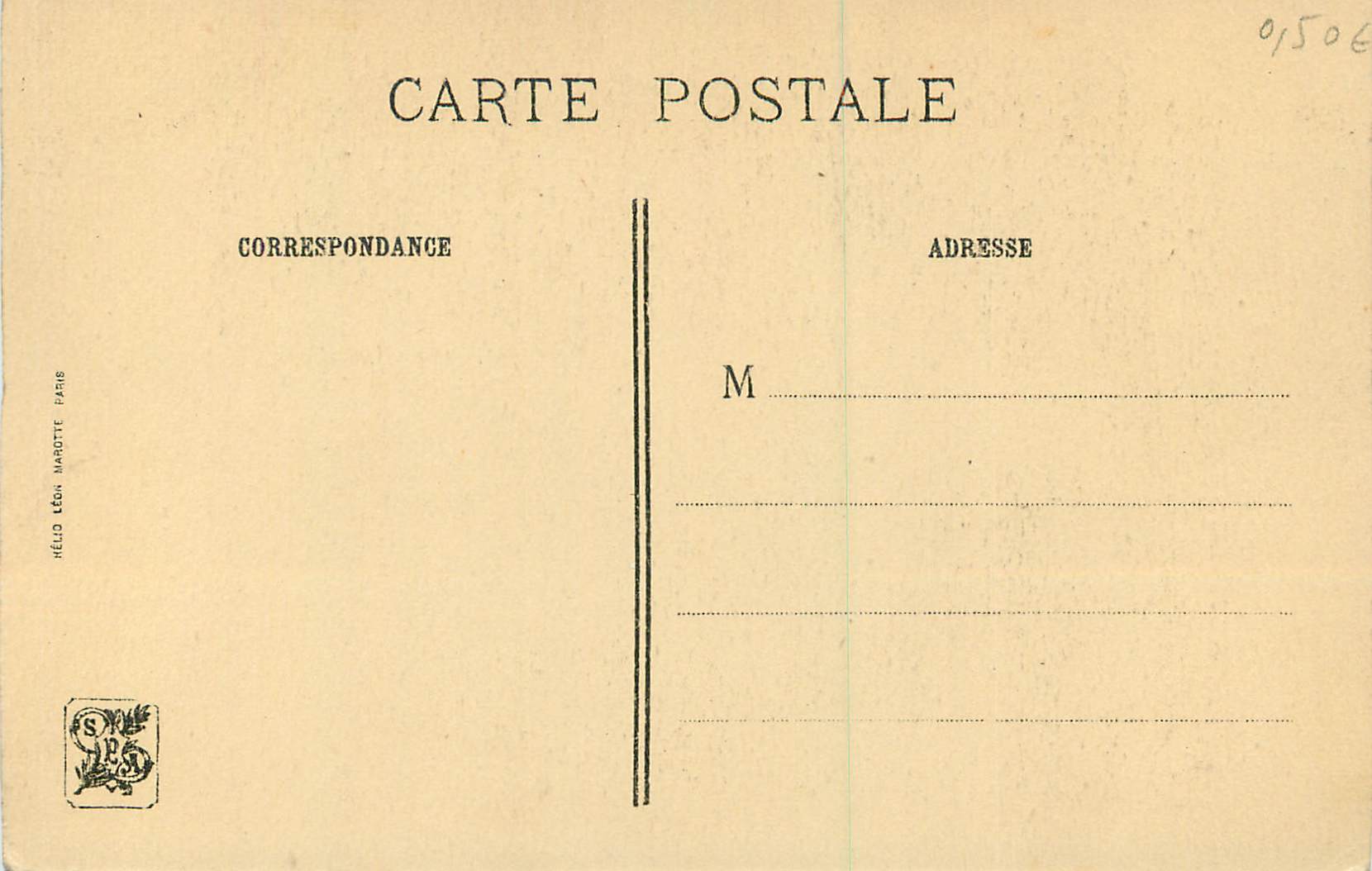 CPA Musee de St Quentin Tete Penchee — Verso