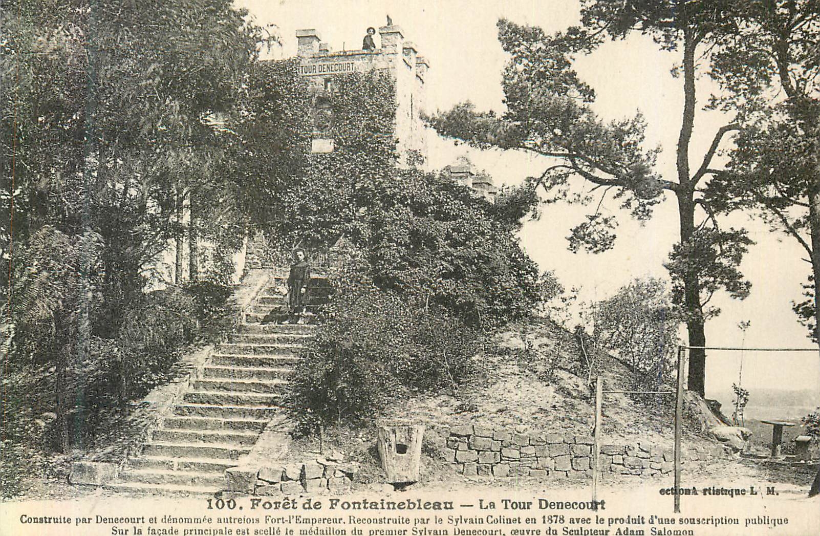 Forêt de Fontainebleau — La Tour Denecourt — Édition A. P. L. M.