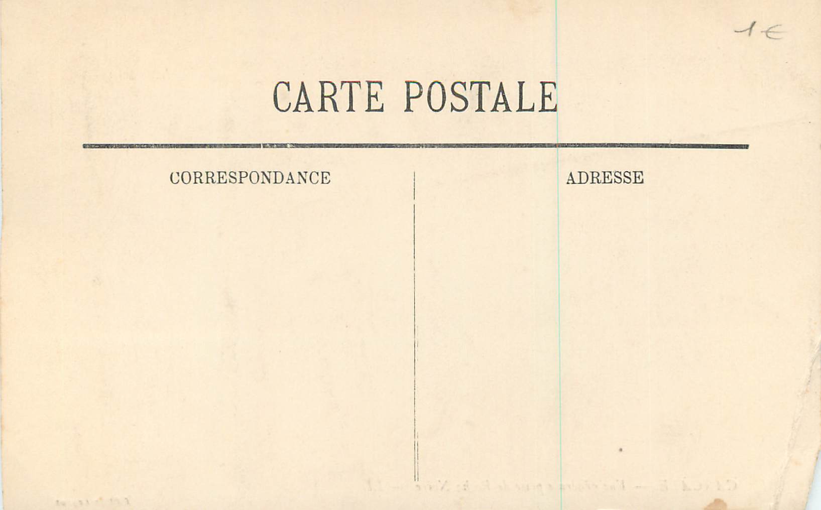 Cancale — Vue générale prise de Roche Noire — Édition Legros, n° 201 — Rückseite