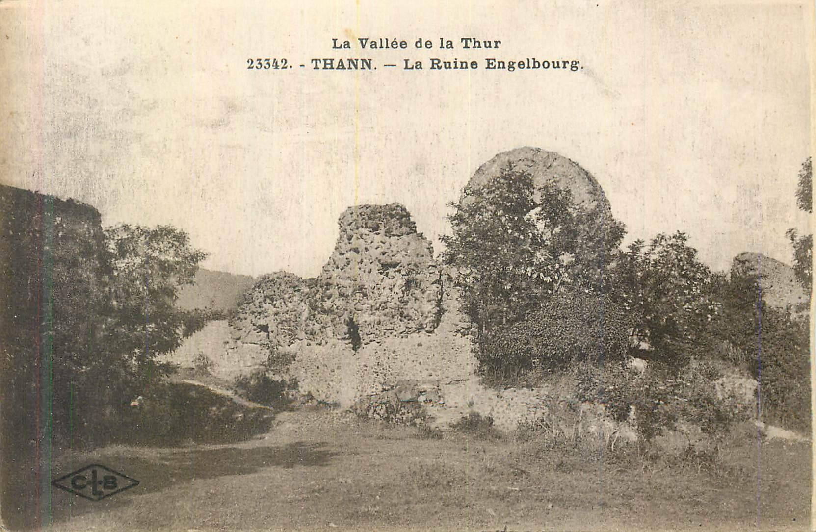 CPA Thann La Vallee de la Thur La Ruine Engelbourg