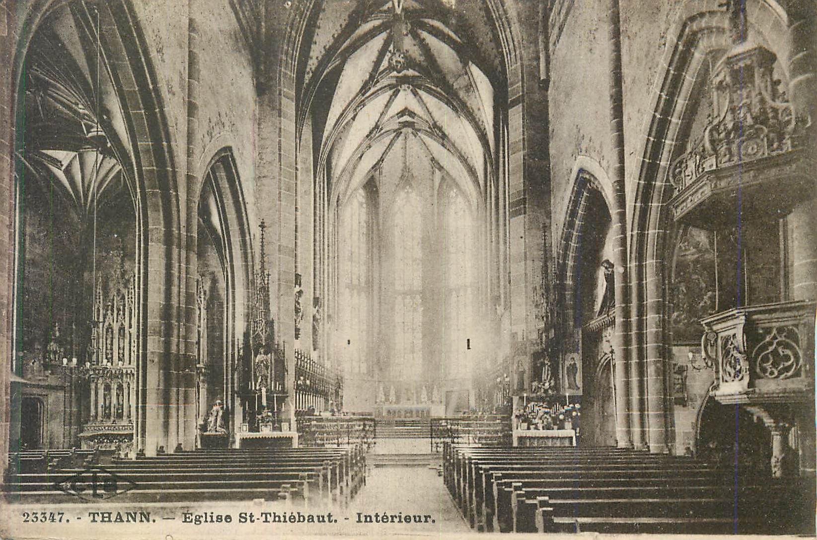 CPA Thann Eglise St Thiebaut Interieur