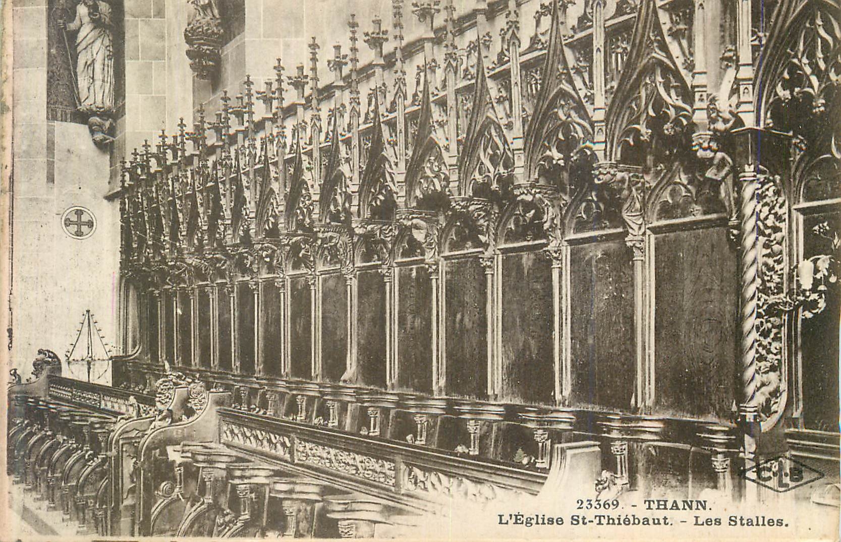 CPA Thann Eglise St Thiebaut Les Stalles