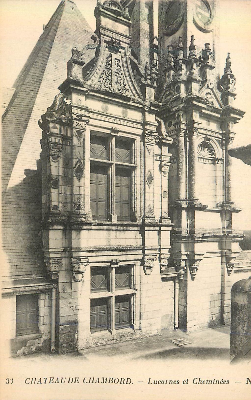 Château de Chambord — Lucarnes et Cheminées — N°33