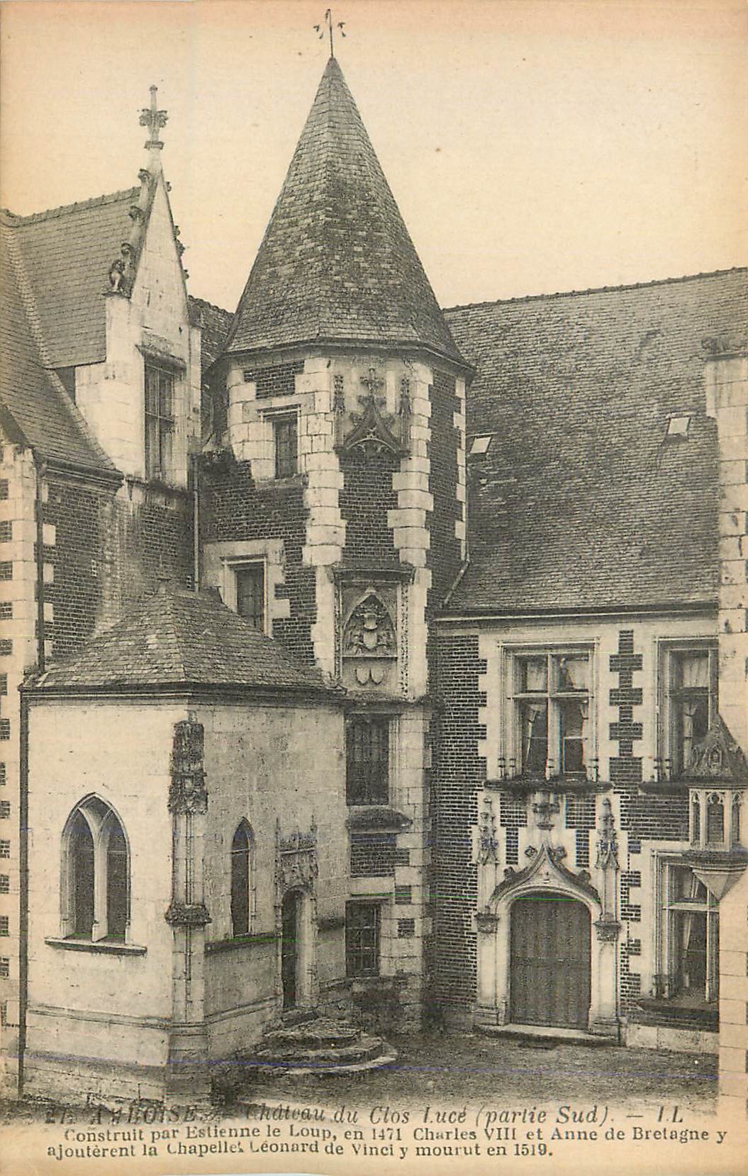 CPA Amboise Chateau du Clos Luce (Partie Sud)
