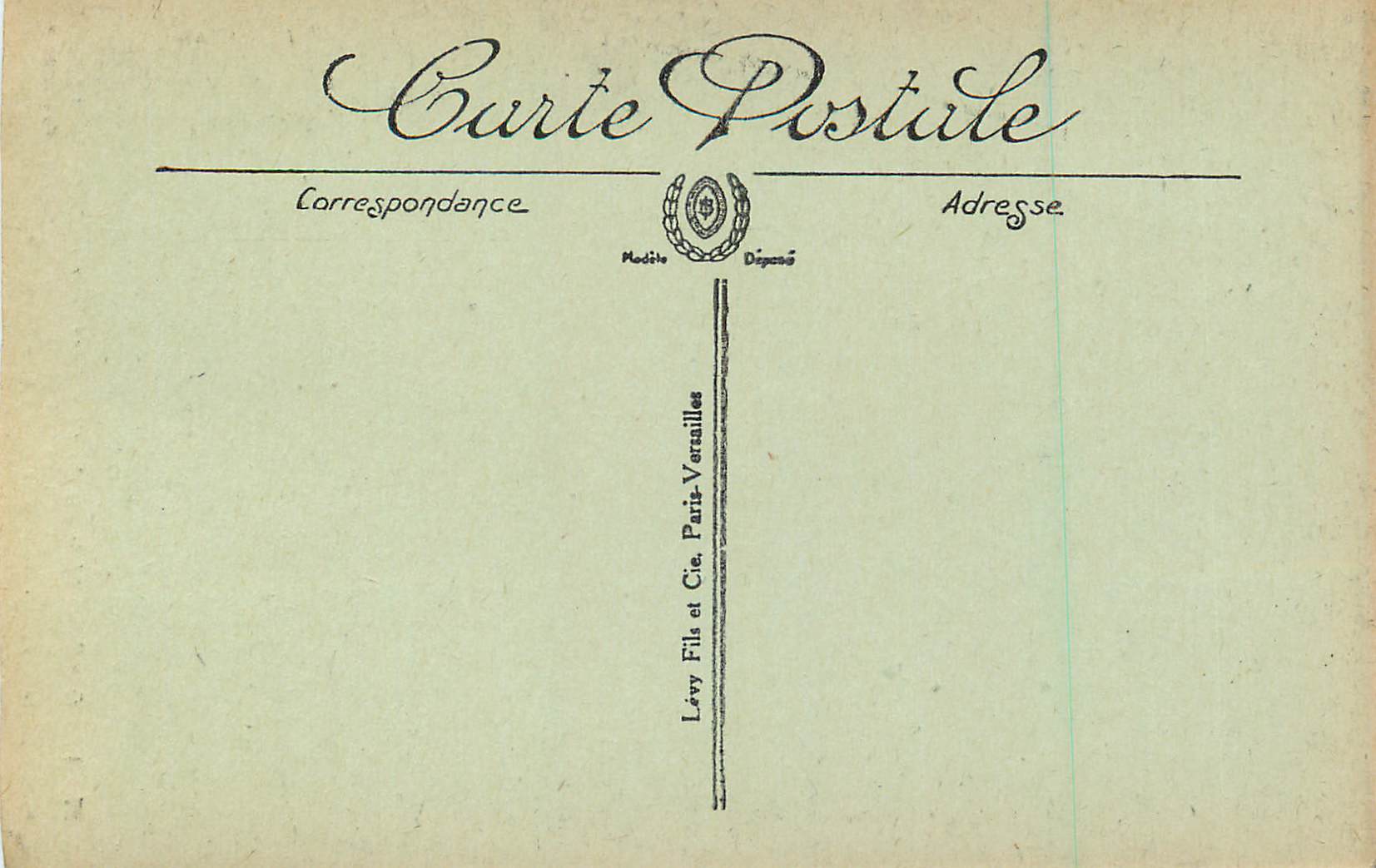 CPA Amboise Chateau du Clos Luce (Partie Sud) — Rückseite