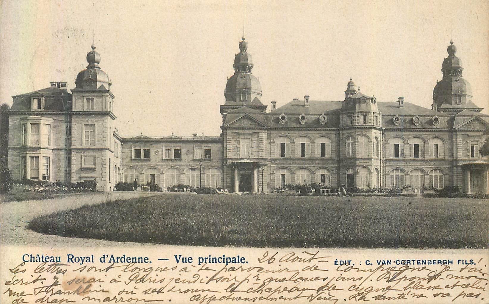 CPA Chateau Royal d'Ardenne Vue principale
