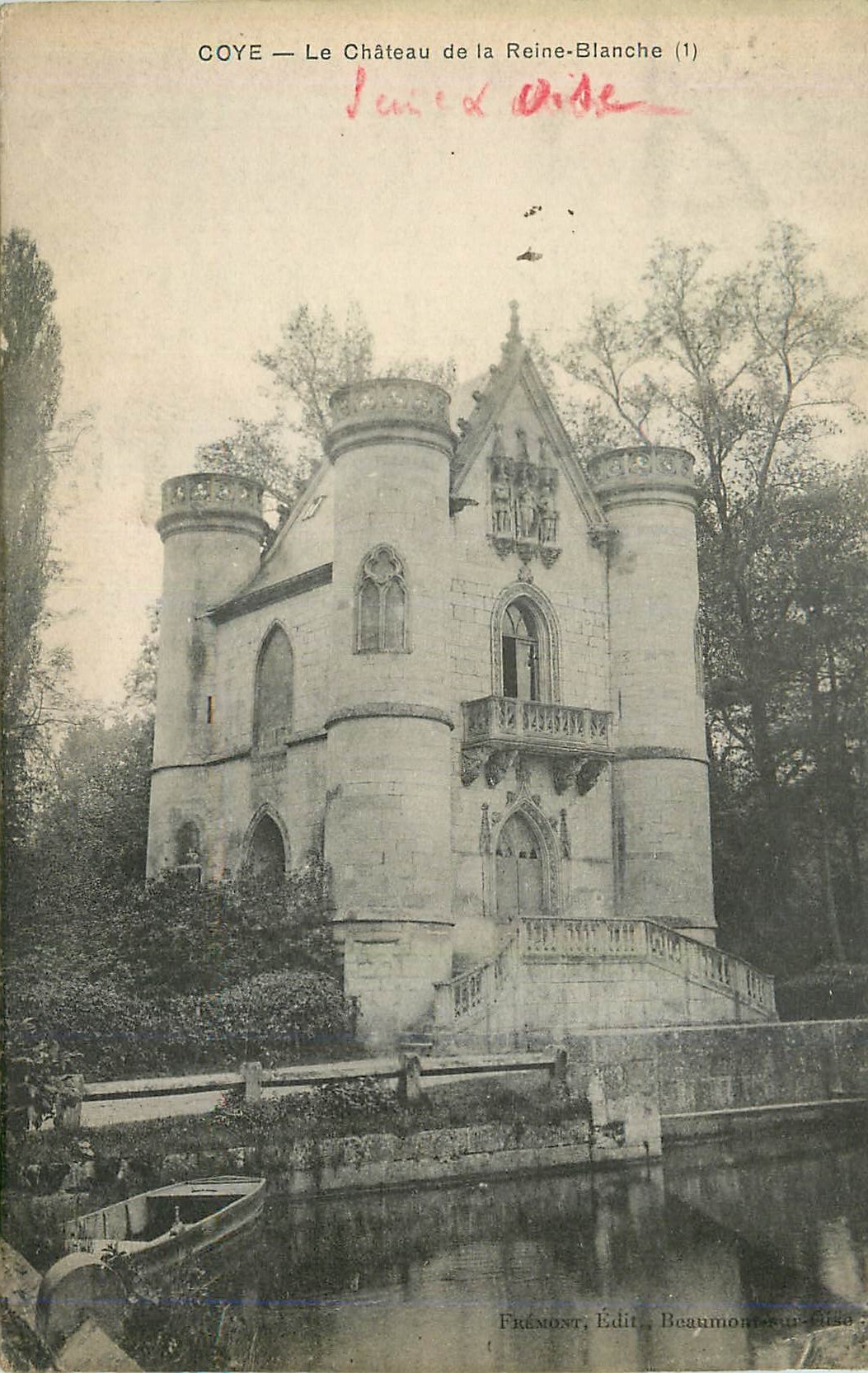 CPA Coye Le Chateau de la Reine Blanche