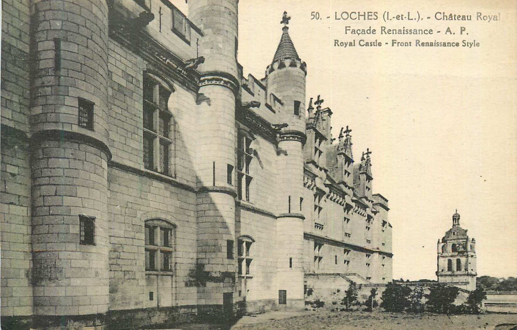 CPA Loches (I et L) Chateau Royal Facade Renaissance A P