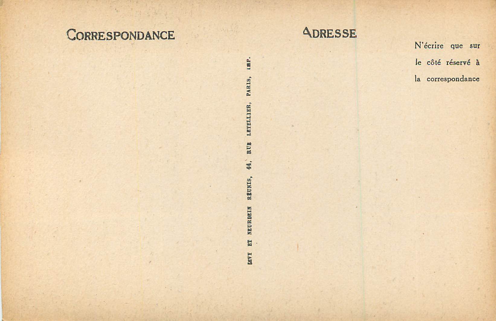 CPA Loches Entree du Chateau — Verso