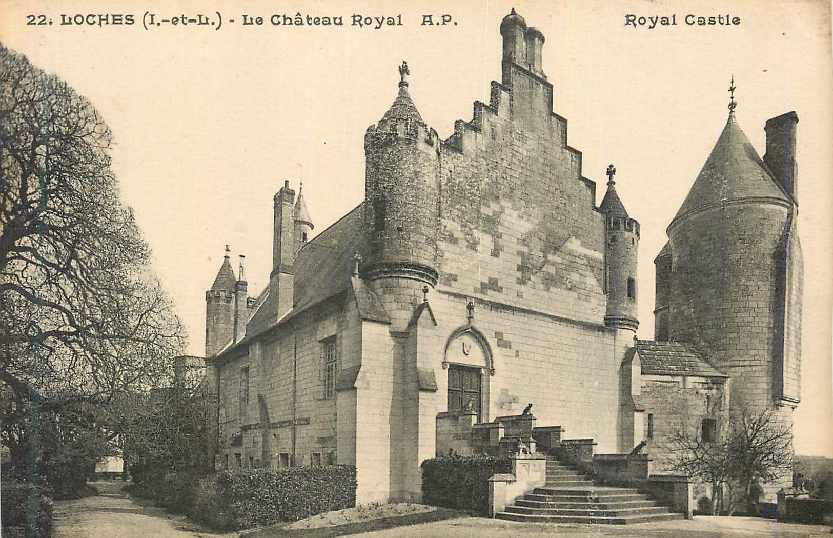 CPA Loches (I et L) Le Chateau Royal